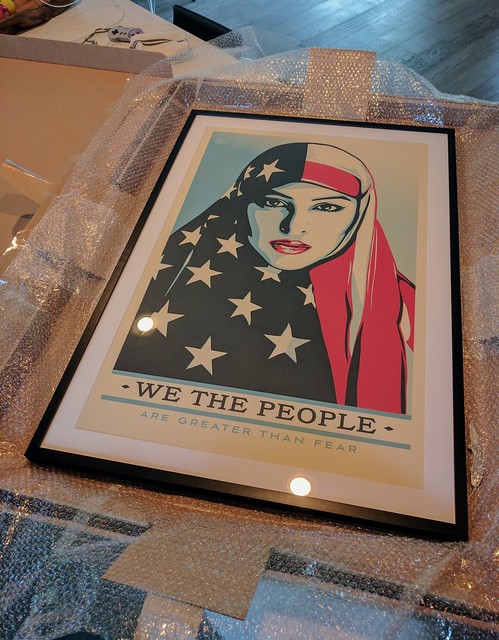 Just got another Shepard Fairey print back from the framer