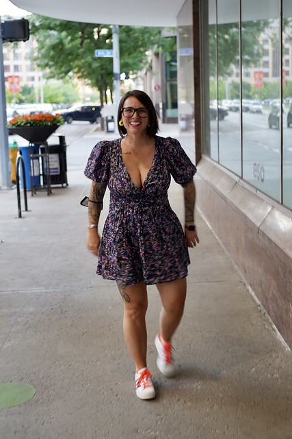 I like followin this woman