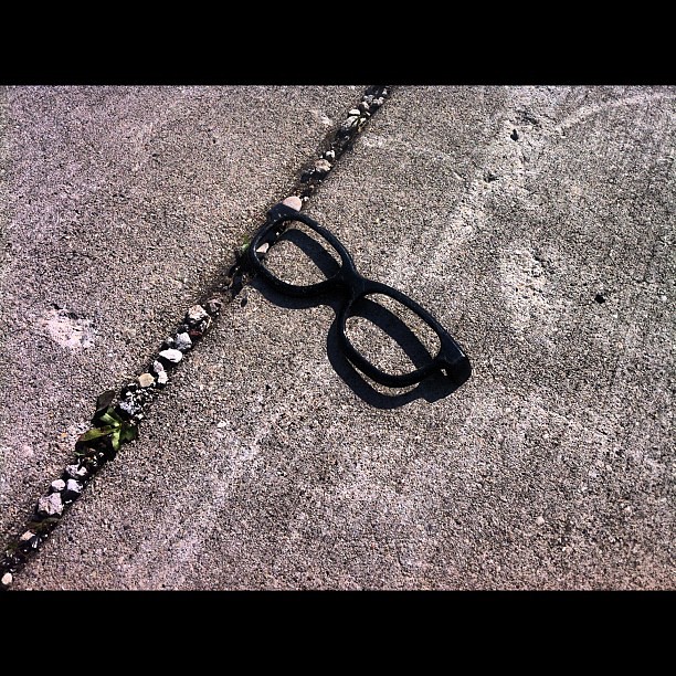 Hipster crime scene