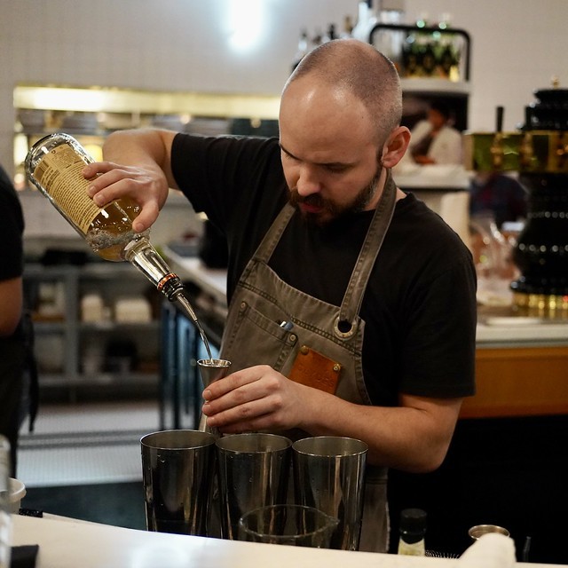 Carson was workin like a mad man tonight