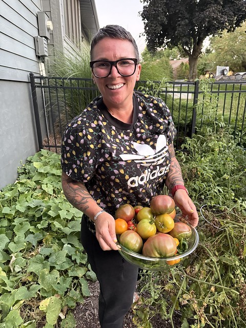 Excited about her garden this year