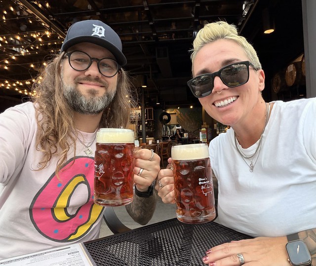 Kari wanted to try Lua’s Oktoberfest, and it was good.