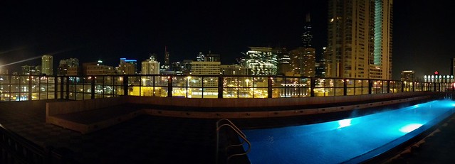 The roof deck
