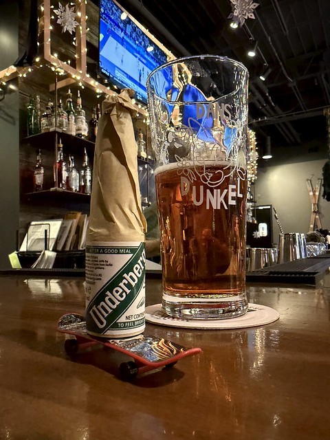 When you don’t have any friends to do shotskis with, you pick the underberg on a tech deck.