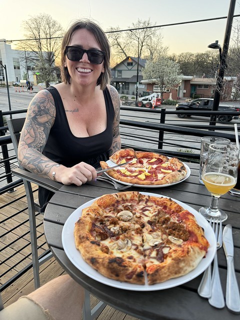 Pizza and patios