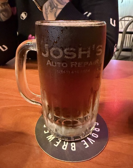 Valentine’s Pizza and a Yuengling (from Josh's Auto Repair)