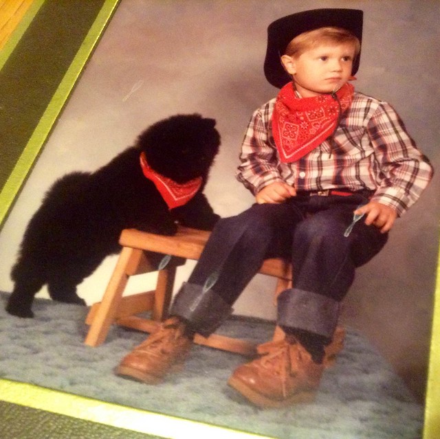 Just found this old photo of when I was a young, gun-slingin sombitch... Thanielson, represent.