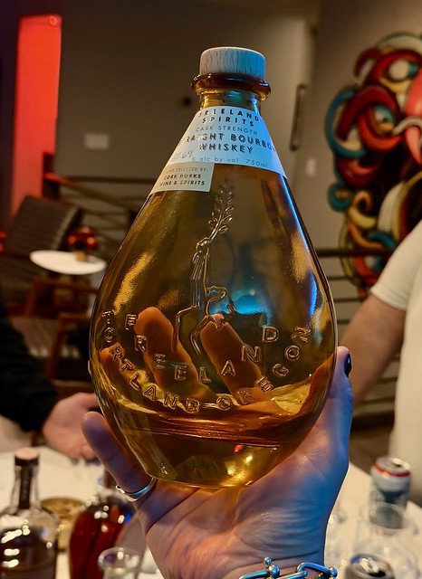 Freeland spirits is very good and has very cool bottles.