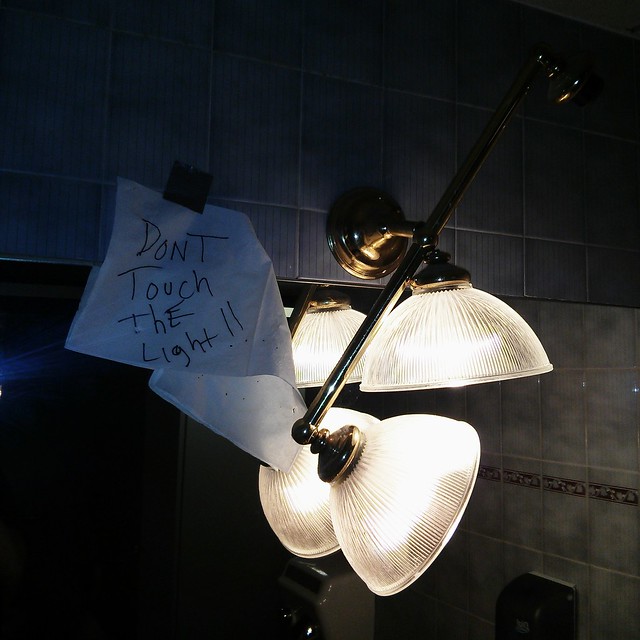 Don't touch the light