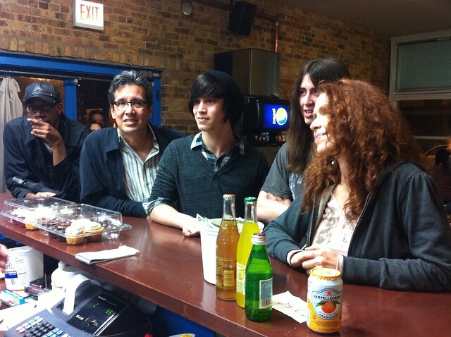 Dinner with the Terronez family!