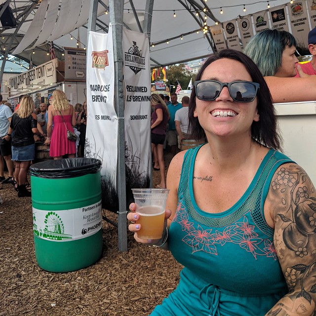 The Iowa Craft Beer tent