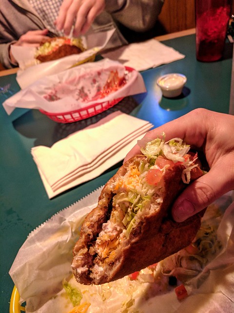 Clipper taco time with Red