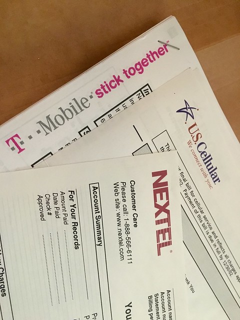 Cleaning out the file cabinet...