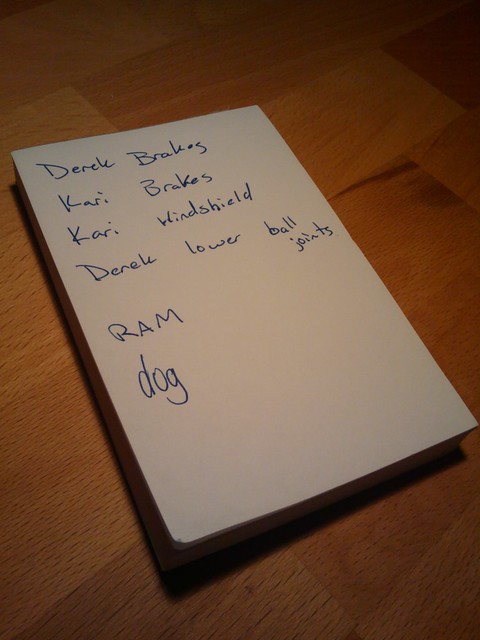 Kari added a line item to my upcoming expense list.