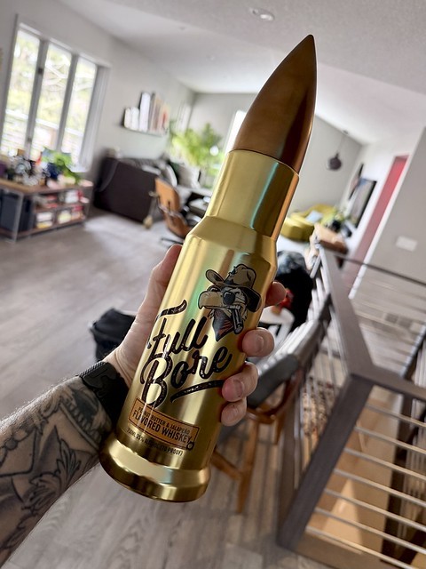 Look at this bottle of whiskey, haha