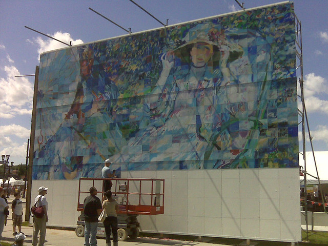 Tile Mural at Art Fest