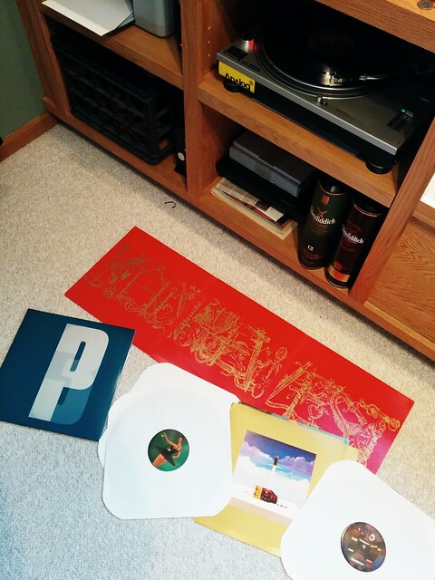 New pre-amp. New albums. Finally listening to vinyl in my loft again.