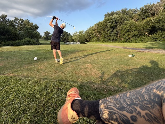 Havin a sit down on 17