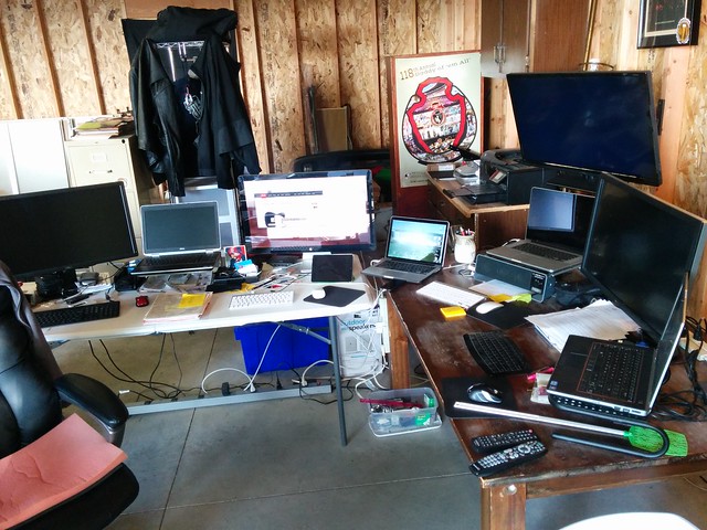 Jeff's command center