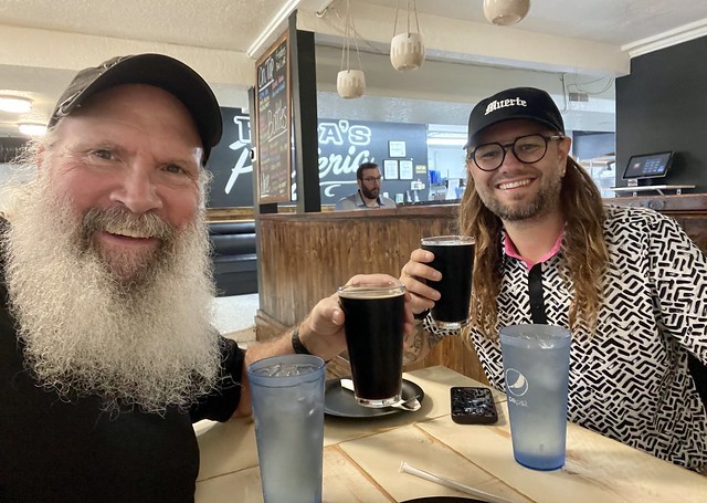 Lunch and a birthday beer