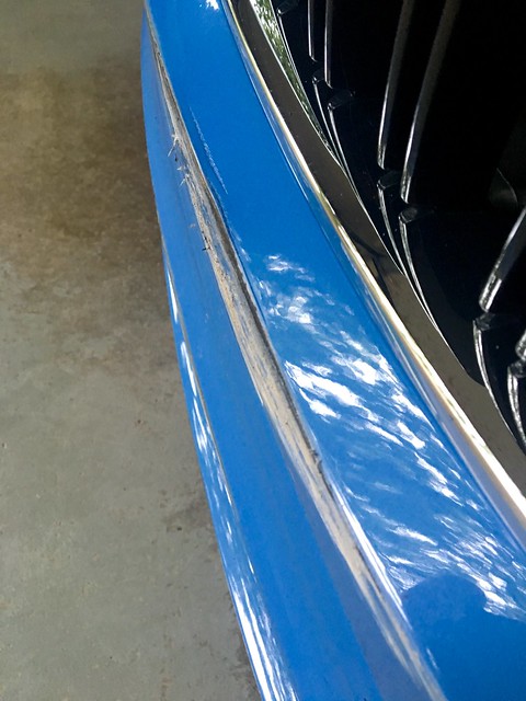 Bit if a crease on the bumper.