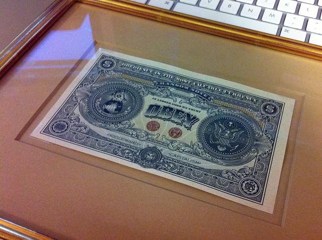 Shepard Fairey/Obey Capitalism Dollar Bill