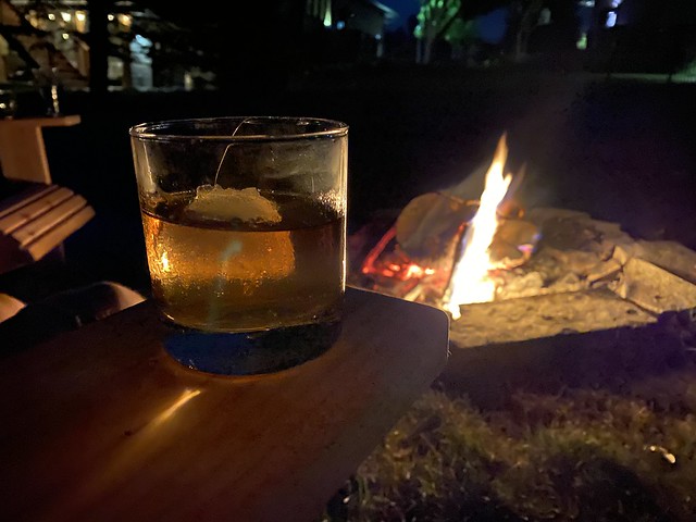 Pink Floyd. Night cap. Fire.