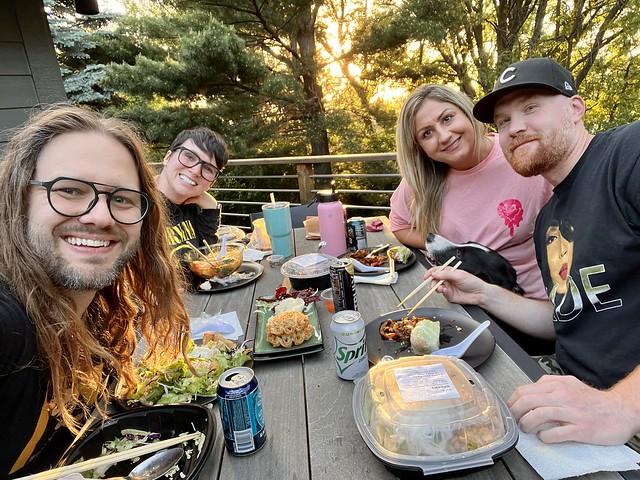 Evening eats with Red n Rik