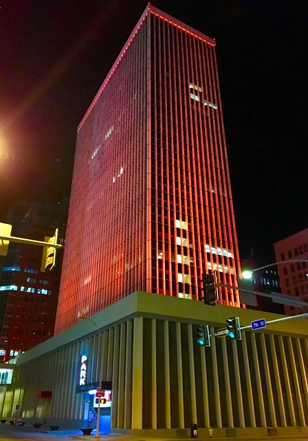 Lit up orange for Kari Brooks and everyone else fighting MS.