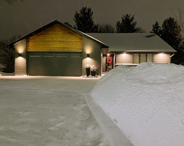 I enjoy shoveling snow... and today I’ve done a lot of shoveling.