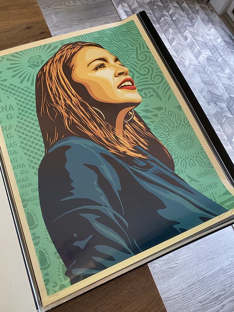 Kari got this AOC print from Ernesto Yerena Montejano