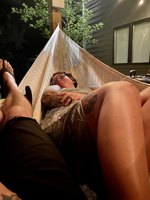 Long day. Hammock time.