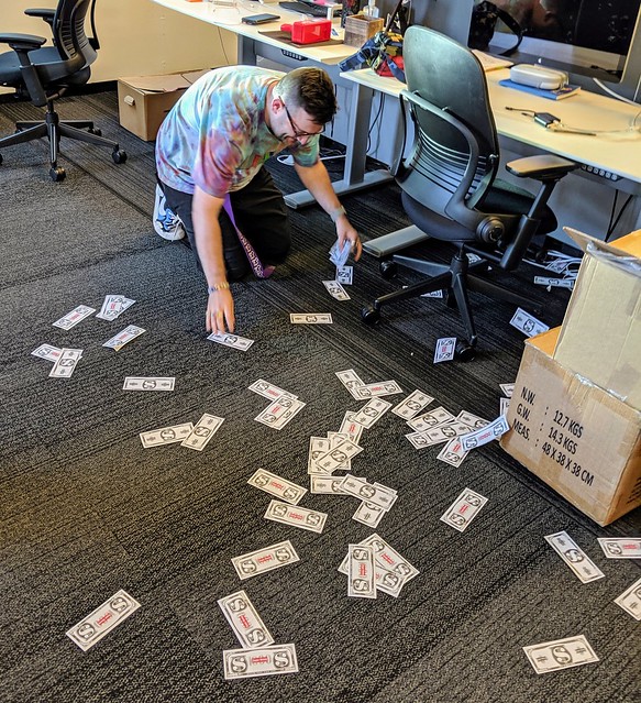 Consequences of testing out the money gun