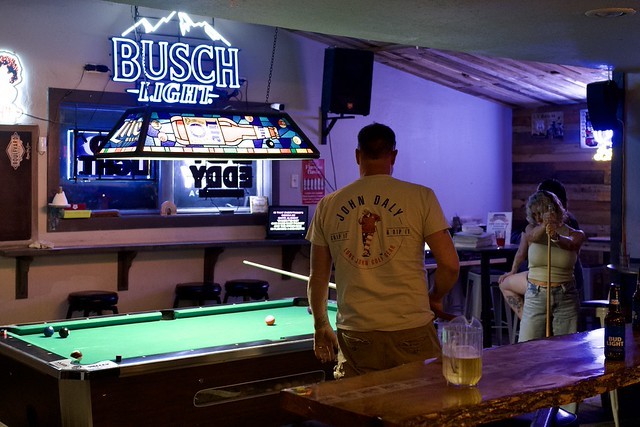 Dive bar billiards