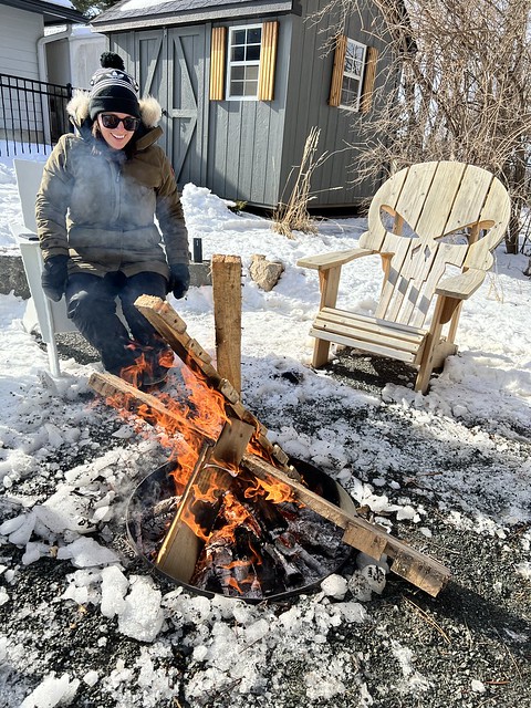 Nothin like a good ol pallet fire