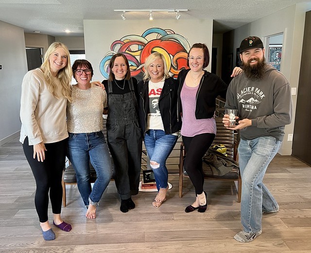 Hangin with Kari's old team