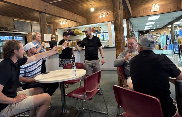 Celebrating the hole-in-one