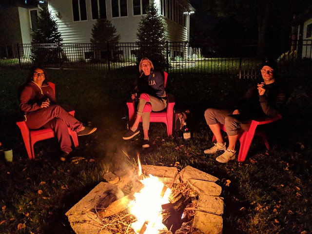 Beautiful night for a fire