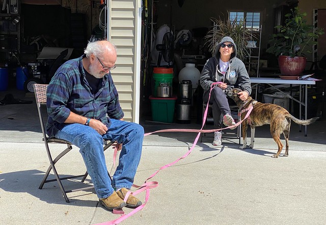 Social distance driveway hangin