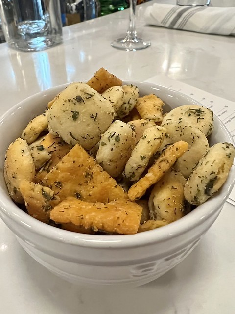 Start with the crackers