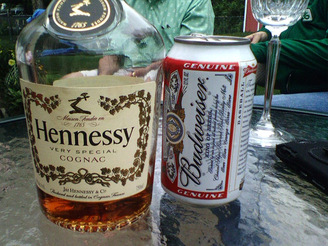 Hennessey and Budweiser