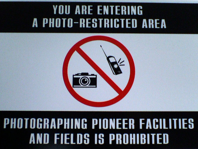 Photo Restricted Area