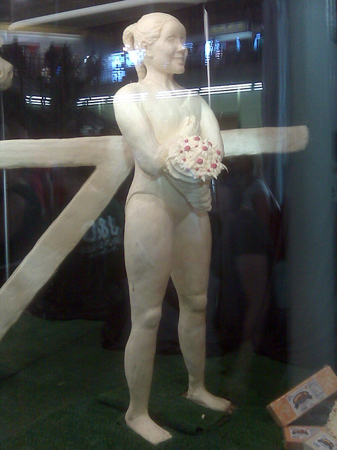 That one olympic girl from Des Moines... made of butter.  What's her name again?