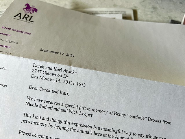 In memory of the Butthole