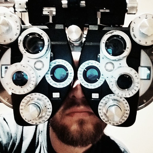 Fine tuning my eyeballs.