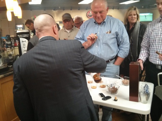 Ashton cigar tasting at David's