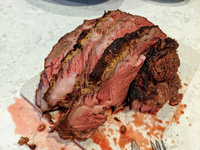 Smoked prime rib