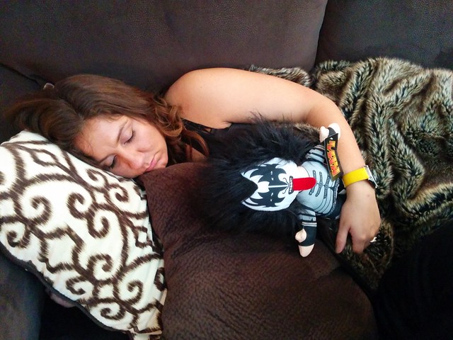 Post game partying with Gene Simmons!!!