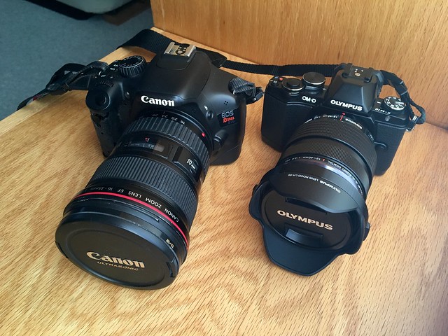 No more mirrors. Kari helped me (slightly) downsize my camera this winter.