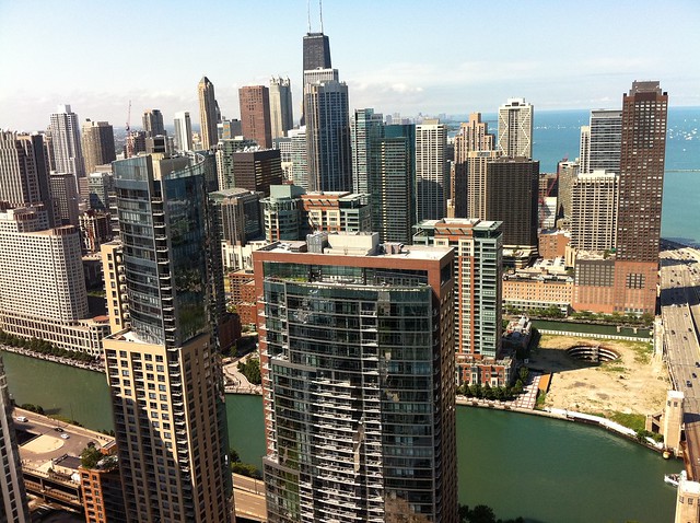 Just hanging out on the 56th floor roof